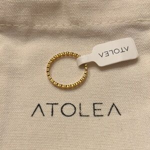 ATOLEA beachwear Gold Ring size 7